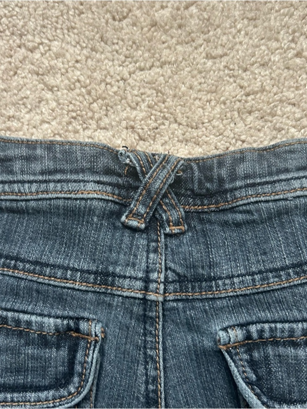 Women’s Gray-Blue Flare Jeans - Picture 6 of 8